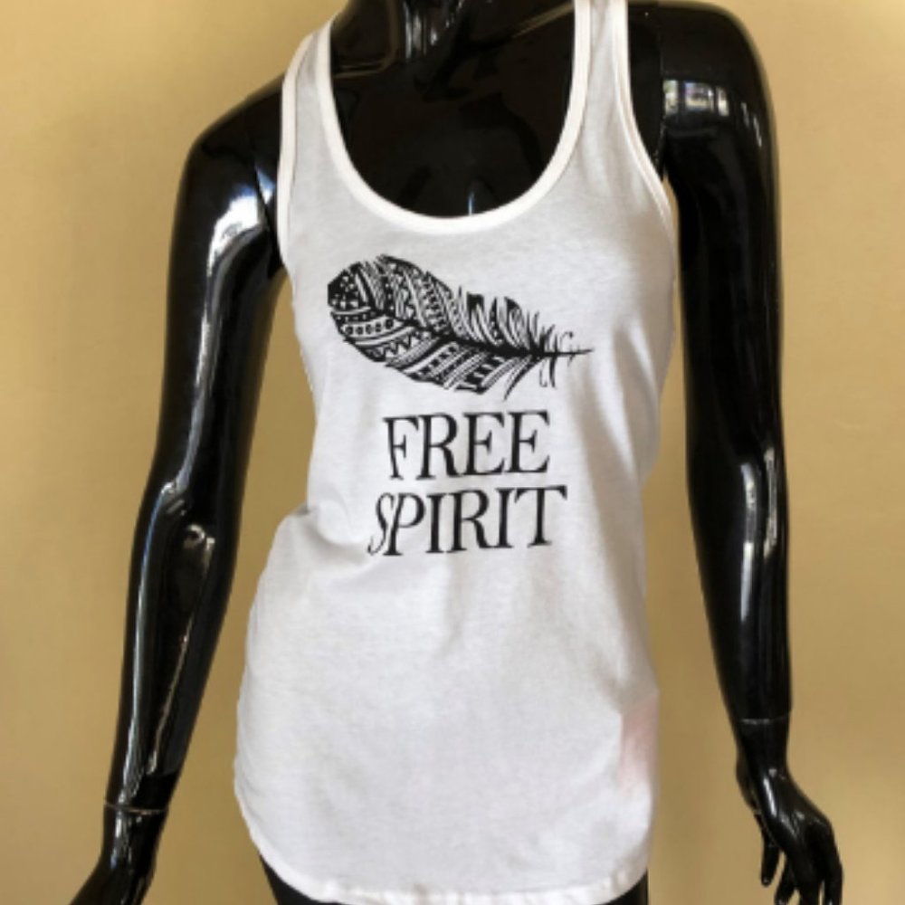 Funky Yoga-Free Spirit Racer Tank